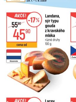 Landana, sýr typu gouda z kravského mléka
