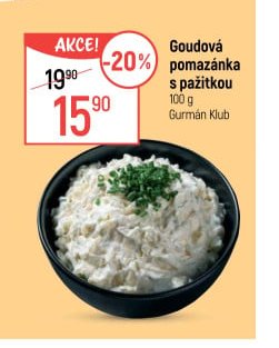 Goudová pomazánka s pažitkou