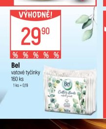 Bel vatové tyčinky