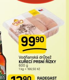 Vodňanská drůbež kuřecí prsní řízky