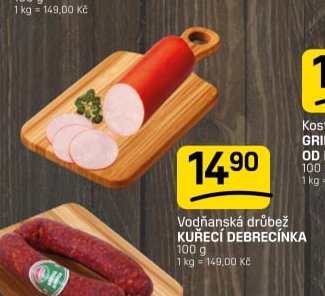Vodňanská drůbež KUŘECÍ DEBRECÍNKA