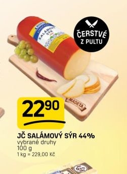 JČ SALÁMOVÝ SÝR 44%