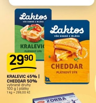KRALEVIC 45% / CHEDDAR 50%