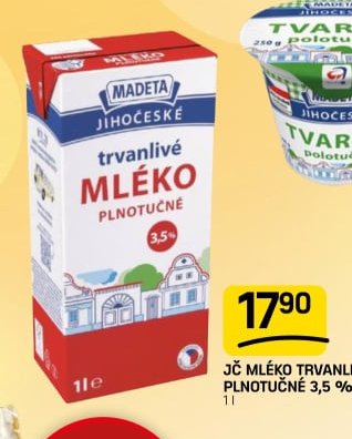 JČ MLÉKO TRVANLIVÉ PLNOTUČNÉ 3,5 %