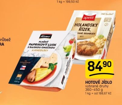 HOTOVÉ JÍDLO