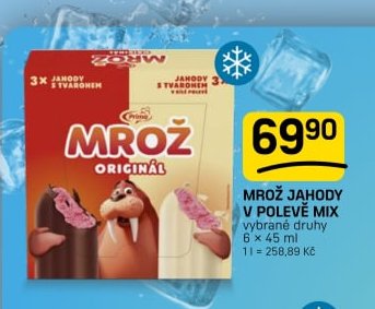MROŽ JAHODY V POLEVĚ MIX