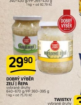 DOBRÝ VÝBĚR ZELÍ | ŘEPA