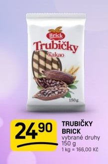 TRUBIČKY BRICK vybrané druhy