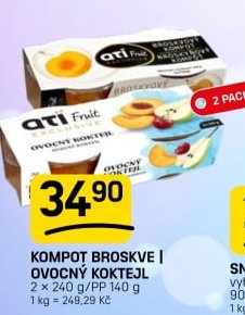 KOMPOT BROSKVE | OVOCNÝ KOKTEJL