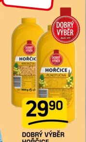 Dobrý výběr hořčice