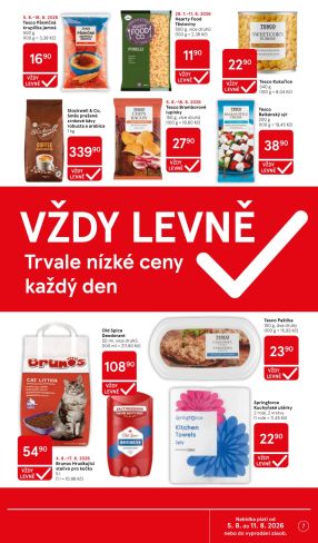 akční leták Tesco 5.8.2026-11.8.2026