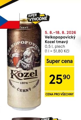 Velkopopovický Kozel tmavý