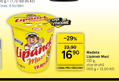 Madeta Lipánek Maxi