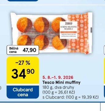 Tesco Mini muffiny