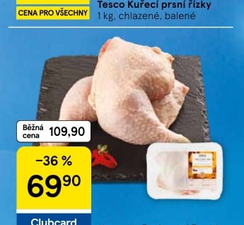 Tesco Kuřecí zadní čtvrtky 1 kg