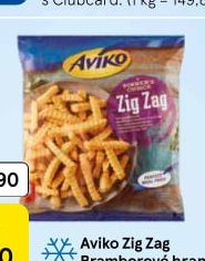 Aviko Zig Zag Bramborové hranolky 1,5 kg