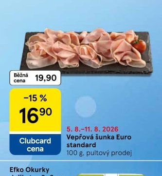 Vepřová šunka Euro standard