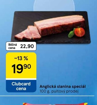 Anglická slanina speciál