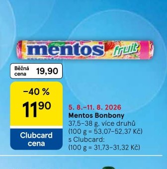 Mentos Bonbony