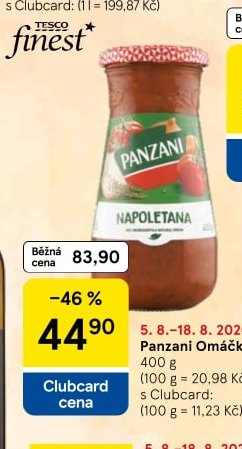Panzani Omáčka 400 g