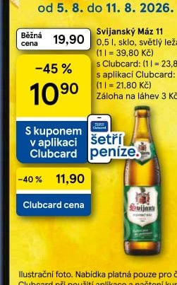 Svijanský Máz 11 0,5 l (Tesco aplikace)