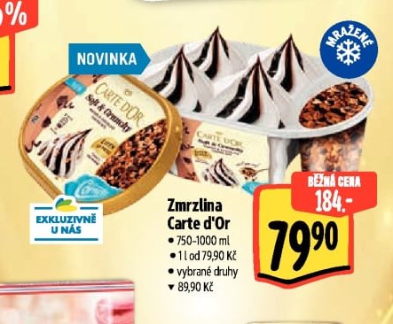 Zmrzlina Carte d'Or