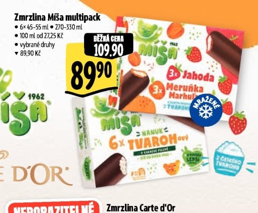 Zmrzlina Míša multipack