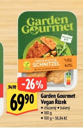 Garden Gourmet Vegan Řízek