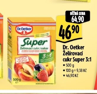 Dr. Oetker Želírovací cukr Super 3:1