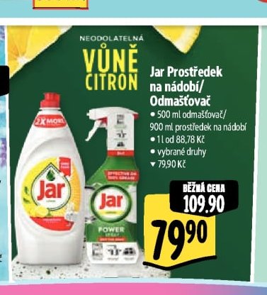 Jar Prostředek na nádobí/Odmašťovač