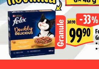 Felix Doubly Delicious granule pro kočky
