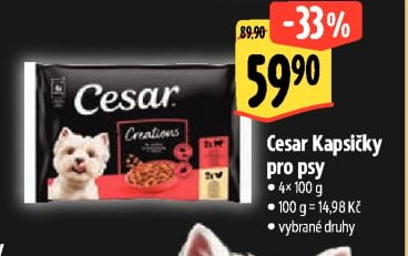Cesar kapsičky pro psy