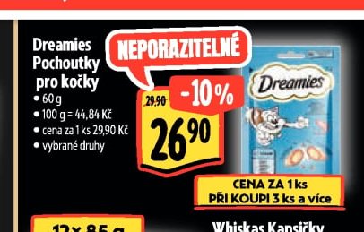 Dreamies pochoutky pro kočky