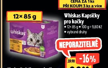 Whiskas kapsičky pro kočky