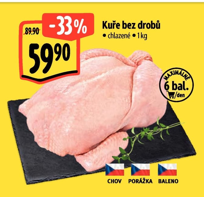 Kuře bez drobů