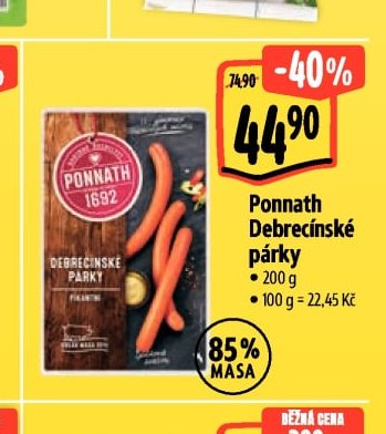 Ponnath Debrecínské párky