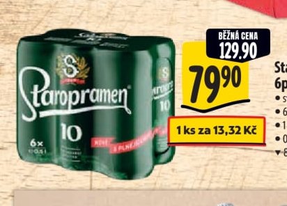 Staropramen 10 6pack