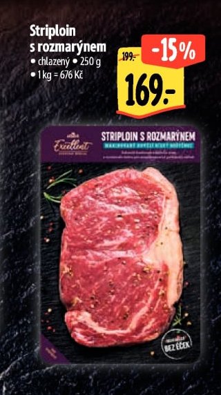 Striploin s rozmarýnem