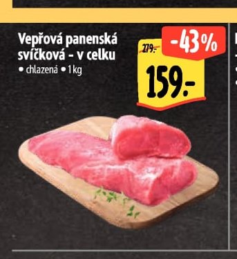 Vepřová panenská svíčková