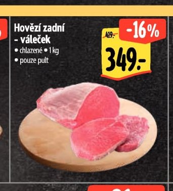 Hovězí zadní váleček