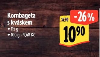 Kornbageta s kváskem