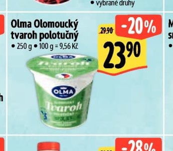 Olma Olomoucký tvaroh polotučný