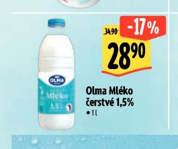 Olma Mléko čerstvé 1,5%