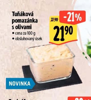 Tuňáková pomazánka s olivami