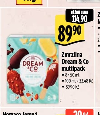 Zmrzlina Dream & Co multipack