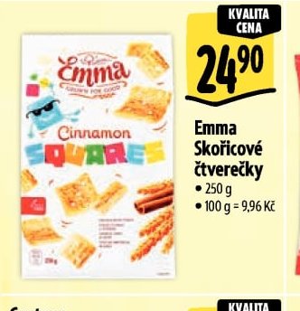 Emma Skořicové čtverečky