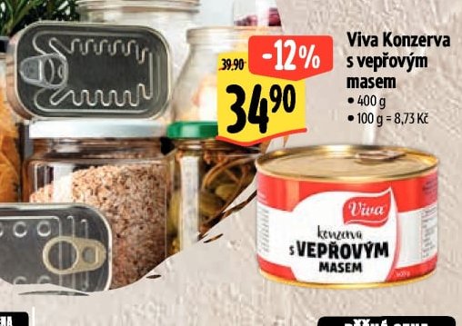 Viva Konzerva s vepřovým masem