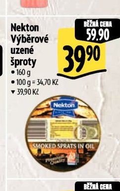 Nekton Výběrové uzené šproty