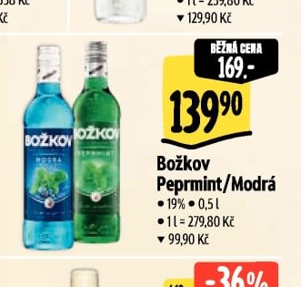 Božkov Peprmint/Modrá