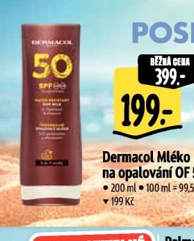 Dermacol Mléko na opalování OF 50